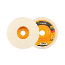 Disque de polissage laine Ø100x16x10mm blanc - HOTECHE