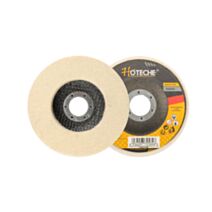 Disque de ponçage laine 115x22,23x10mm blanc - HOTECHE