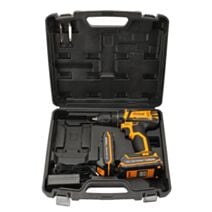 Coffret perceuse sans fil 12V lithium orange - HOTECHE