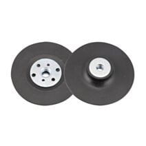 Disque abrasif support caoutchouc Ø127mm noir - HOTECHE