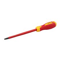Tournevis plat VDE plastique 6,5x15cm rouge - HOTECHE