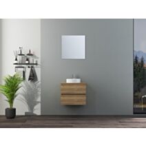 Meuble de salle de bain effet bois Turin 60 cm