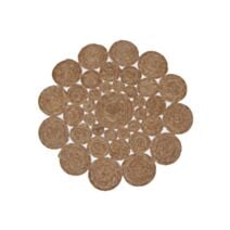 Tapis tressé jonc de mer Ø100cm