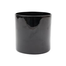 Vase photophore verre D15xH15cm gris