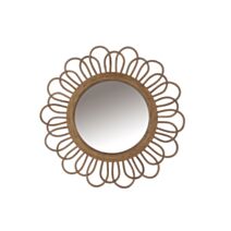 Miroir décoratif Natura bois Ø60 cm
