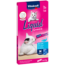 Friandise chat liquide omega 3 saumon 90gx6 - VITAKRAFT