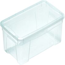 Boîte de rangement transparente avec couvercle 5,7L - MONDEX