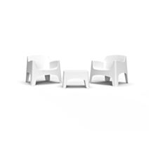 Set Ibiza 2 places blanc 