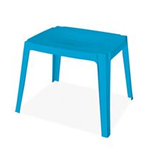 Table monobloc polypropylène 46x47cm bleu pour enfant
