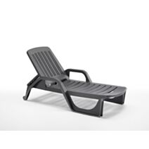 Transat Zanzibar 71 x 190 x 46 cm anthracite