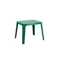 Table pour enfants en polypropylène avec finition brillante vert