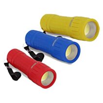 Lampe torche 2W, 4 couleurs assorties - VELAMP