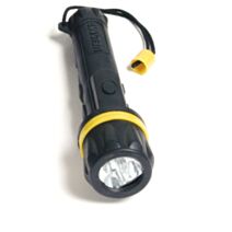 Lampe torche 3 led caoutchouc piles AAx2 non fournies - VELAMP