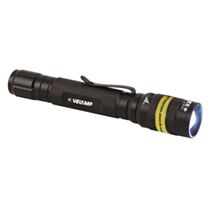 Lampe torche led 3W 140 lm avec zoom+interrupteur tactique - VELAMP