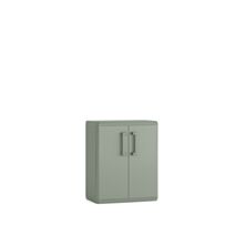 Armoire basse résine Quadra 83 x 68 x 39 cm vert - KETER