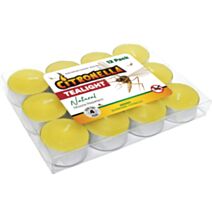 Lot de 12 bougies parfum citronnelle - UBL