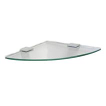 Etagère d'Angle Verre Ice Argent - TATAY