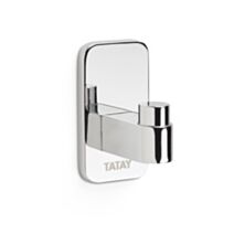 Patère Slim acier 6x4x4cm argent - TATAY