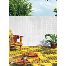 Canisse pvc simple face 17mm- 85% 1,50x3m blanc - NORTENE