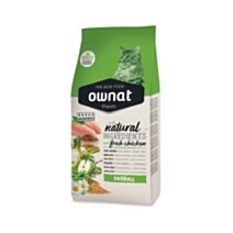 Croquettes chat Classic Adulte Hairball poulet 1,5 kg - OWNAT