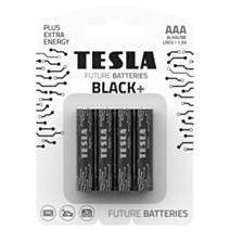 4 piles alcalines AAA Black+ - TESLA
