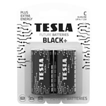 2 piles alcalines C Black+ - TESLA