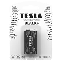 Pile alcaline 9V Black+ - TESLA