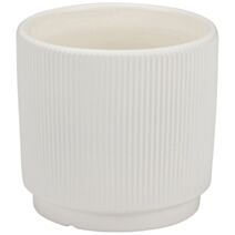 Pot Ø12 x 11 cm blanc - ARTICASA