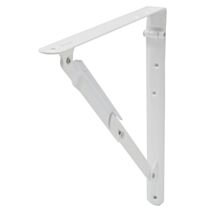 Équerre fonctionnelle pliante, blanc, 30x30cm - DURALINE