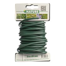 Lien métal gainé en mousse Ø6 mm x 5 m - NATURE