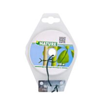 Lien plastique armé vert 100 m - NATURE