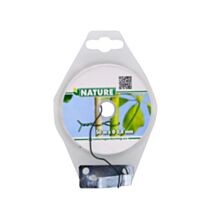 Fil de fer acier plastifié vert Ø0,8/1,2 mm x 50 m - NATURE