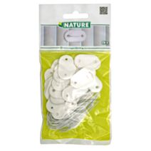 Set de fixation blanc x26 - NATURE