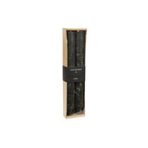 Bougie chandelle Vela Ø3xH.25cm noir - DECOSTARS