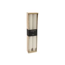 Bougie chandelle Vela Ø3xH.25cm blanc - DECOSTARS