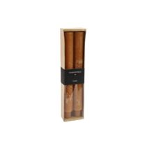Bougie chandelle Vela Ø3xH.25cm ambre - DECOSTARS