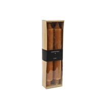 Bougie chandelle Vela Ø4xH.25cm ambre - DECOSTARS