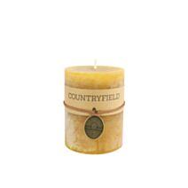 Bougie ronde Tonnie H14cm ambre - DECOSTARS