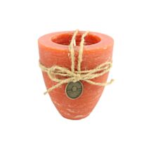 Bougie bol Tonnie H11cm rouille - DECOSTARS