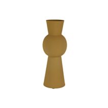 Vase poterie Andor L Ø12,5xH.35,5cm jaune moutarde - DECOSTARS
