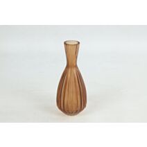 Vase en verre Annalisa S Ø10xH.25cm marron - DECOSTARS