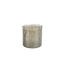 Porte-bougie Clarice S Ø8xH.8cm marron clair - DECOSTARS