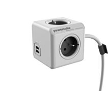 Powercube 4 Way 3 Meter Extension Socket - ALLOCACOC