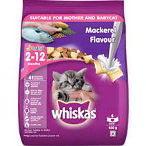 Croquettes pour chaton saveur maquereau 450g - WHISKAS