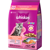 Croquettes pour chaton saveur thon et saumon 1,1 kg - WHISKAS