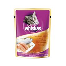 Aliment humide chat Gelée au Maquereau & Saumon 85 g - WHISKAS®
