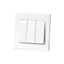 Triple interrupteur va-et-vient blanc 10A - MK HONEYWELL
