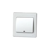 Interrupteur bipolaire 20a avec voyant lumineux titane - MK HONEYWELL