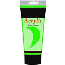 Peinture acrylique tube 200 mL fluo vert - FEVICRYL