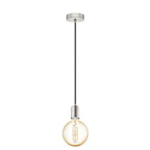 Suspension Yorth Ø10xH200cm Acier Nickel mat E27x1 60W - EGLO